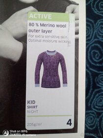 Detské tričko Devold s Merino vlnou - NOVÉ - 2