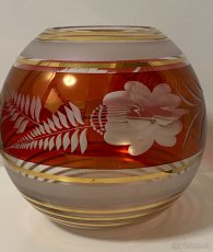 Bohemia glass dekoračná váza, nepoužitá - 2
