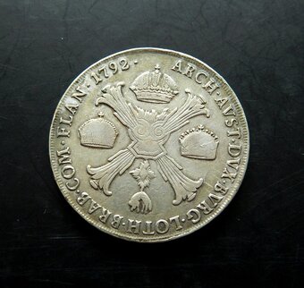 Predám 1 toliar 1792 M Leopold II. - 2