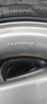 Predám kolesá fiat cupe 4x98 205/55R16 - 2