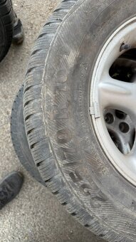 Barum polaris 3 4X4 225/70R16T + disky v dobrom stave - 2
