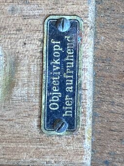 Starožitný nivelačný prístroj s kompasom 1911 Kapp and sohne - 2