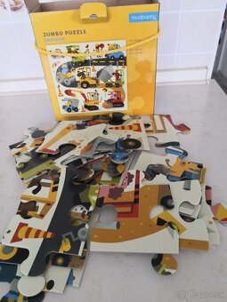 Puzzle Stavebné stoje, zn. mudpuppy - 2