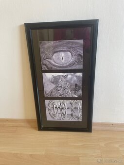 Moderný obraz v čiernom ráme - 2