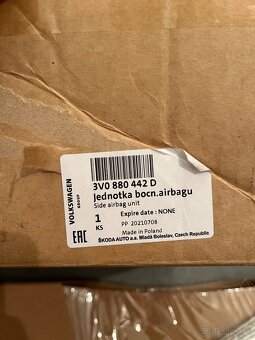 Airbag Skoda Superb vpravo vzadu - 2
