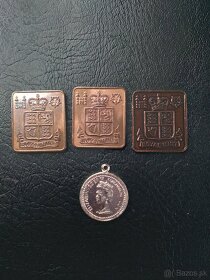 Žetóny britskej mincovne - 2