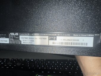 ASUS TUF GAMING VG279QM 27" 1920x1080@ 240Hz - 2