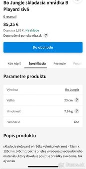 Bo Jungle detská ohrádka - 2