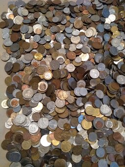 Lot 14kg mincí z Európy mimo ČSR 1950-súčasnosť - 2