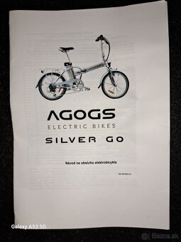 Skladaci elektro bicykel Agogs 16Ah - 2