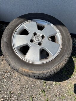 Pneumatiky a alu disky 4x100 R15 6Jx+15H2 - 2