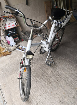 Starý damsky bicykel skladačka vo výbornom stave - 2