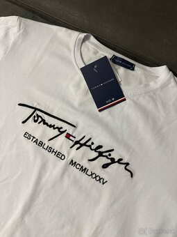 Biele tričko tommy hilfiger M - 2