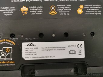 ETA Navaggio 2228 90000 robotický vysavac - 2