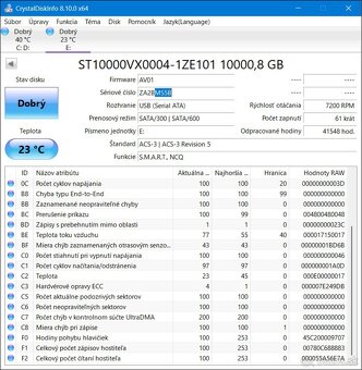 Seagate Skyhawk 10 TB 3,5" 7200rpm - /MS5B/ - 2