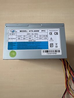 Eurocase ATX 400w PFC adaptér na GPU - 2