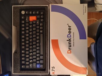 Predám použitú magnetickú klávesnicu DrunkDeer A75 - 2