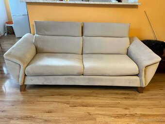 Krémový gauč ako nový - 2
