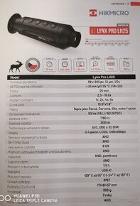 Nová termovízia HIKMICRO LYNX Pro LH25 - 2