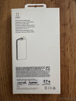 Apple lether case magsafe original iphone 15 pro - 2