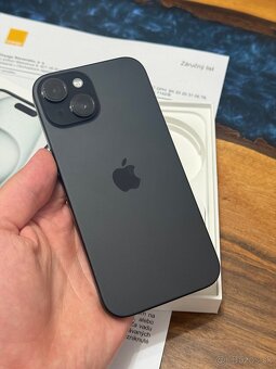 iPhone 15 128gb 100% bateria 2r záruka Orange - 2