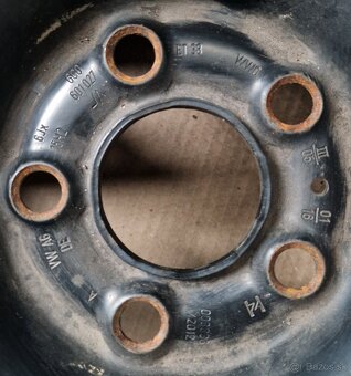 Sada oceľových diskov VW GROUP, 5x100, 6Jx15 ET38, 57.00 mm - 2