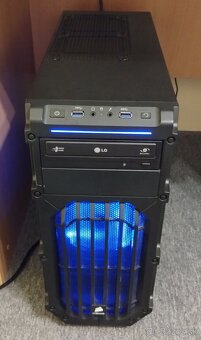 PC CORSAIR, Intel i5-7600K@3,8GHz,GTX 1060, 16GB DDR3, 3xSSD - 2