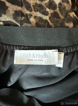 Sukňa leopardí vzor Rich & Royal - 2