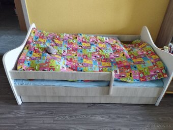 Detská posteľ 90 x 160 pre malého hasiča - 2