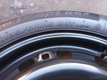 Zimné 185/60 r15 na diskoch 5x100 Škoda - 2
