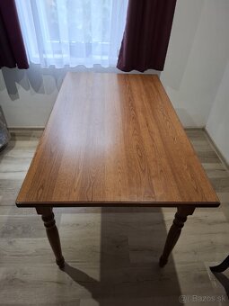 Rozkladací drevený stôl 180x80 - 2