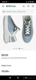 Super dámske kožené tenisky ECCO v-eľ. 40 - 2