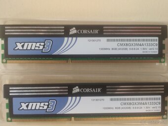 Corsair XMS3 DDR3 4GB 1333MHz CL9 (2x2GB) CMX8GX3M4A1333C9 - 2