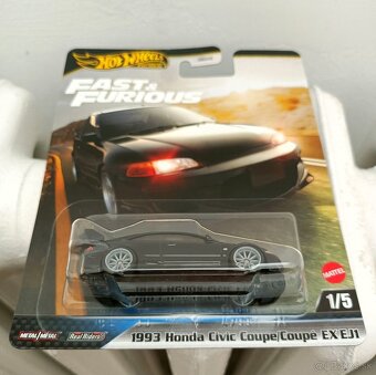Hot Wheels 1993 Honda Civic Coupe EX EJ1 Fast and Furious - 2