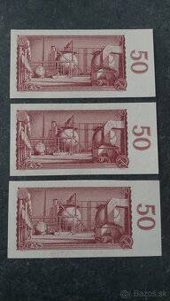 3x 50 Kčs 1964, stav N (UNC) - 2