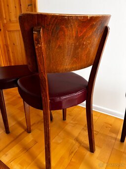 Thonet 4xstoličky 1947 - 2