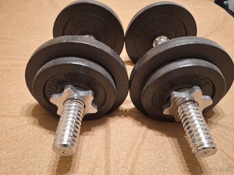 Na predaj 2x10kg činky - 2