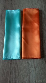 Saténové obrúsky. - 2