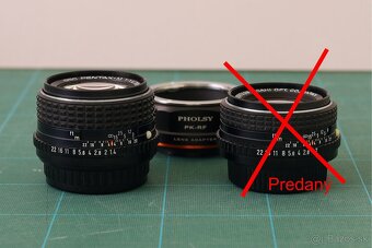 Predám kvalitný objektív SMC Pentax-M 50/1.4 - 2