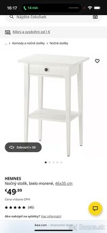Predám zostavu Hemnes IKEA - 2