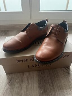 Pánske kožené poltopánky Lasocki for Men MB-STEVEN-02 – hned - 2