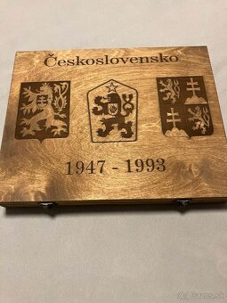 Sada komplet pamätné mince striebro 1947-1993 Českoslovens - 2