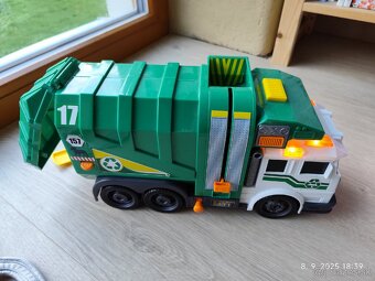 Hasičské auto so zvukom, svetlom a dvíha smetiak - 2