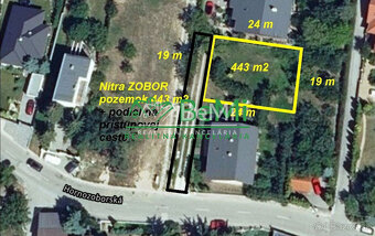 Nitra Zobor pozemok 443 m2 ID 563-14-MIG - 2