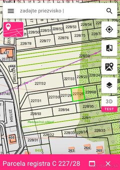 Predam pozemok s rozlohou 220 m2 - 2