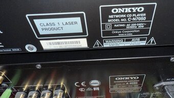 Predám Onkyo zosilňovač A-9050 / CD inter.prehrávač C-N7050 - 2