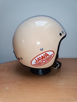 Stará přilba, helma, bílá -  Jawa - 2