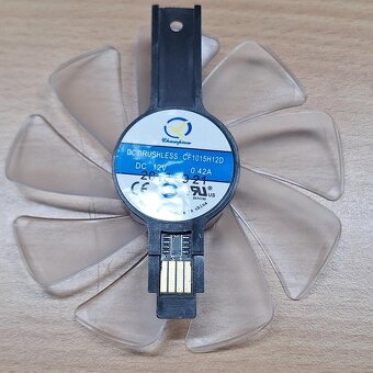 Ventilátor pro Sapphire Nitro RX 470 480 570 580 CF1015H12D - 2