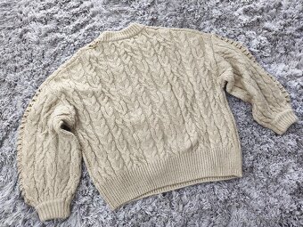 Dámsky pulóver béžový M/38 Pull&Bear - 2