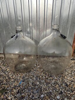 Sklenené 50l fľaše - 2